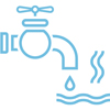 central heating and hot water icon