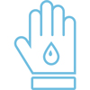 safety fitting gloves icon